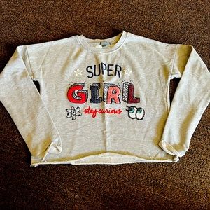 Girls Crop sweatshirt